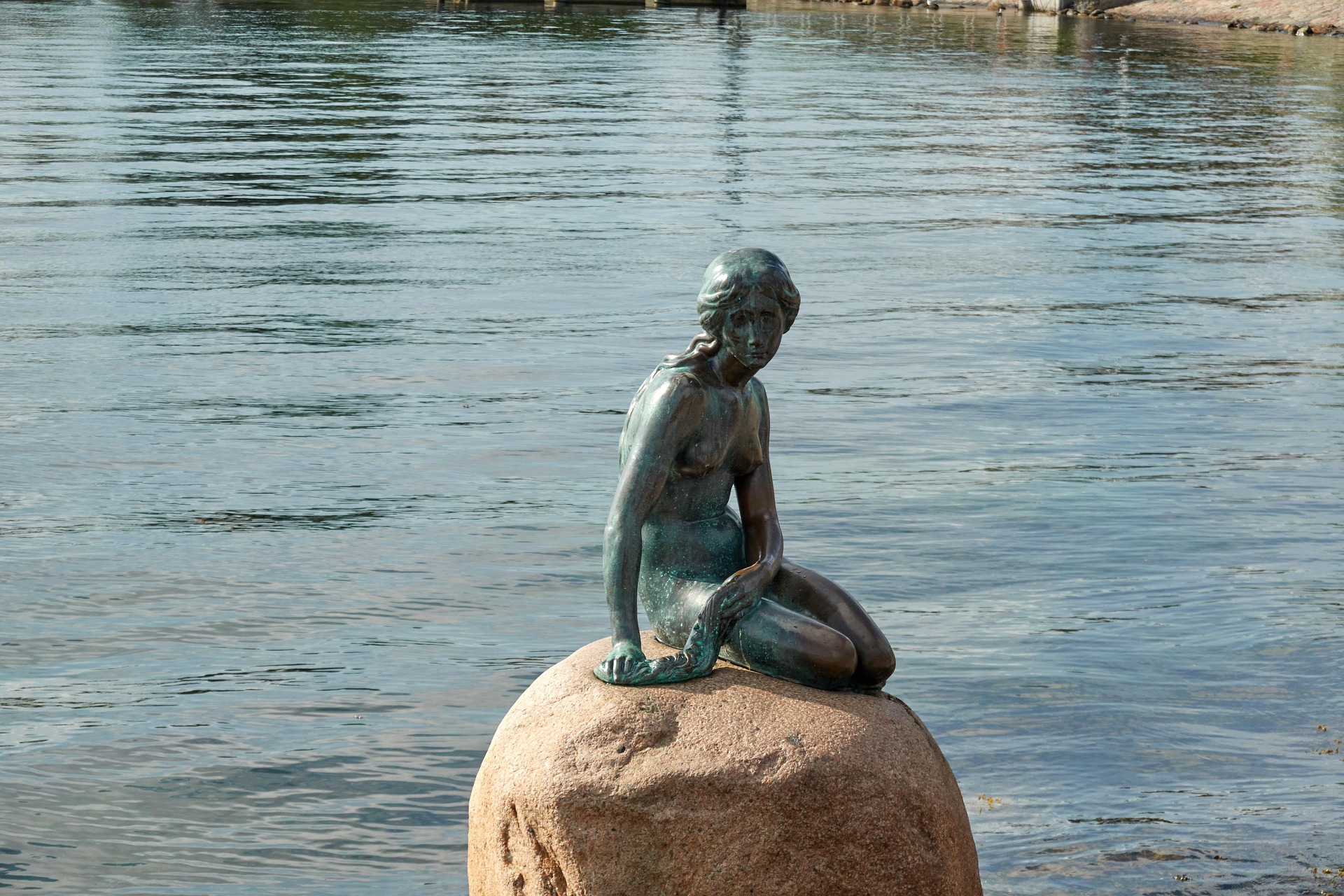 A Pequena Sereia - Estátua - Copenhague.jpg